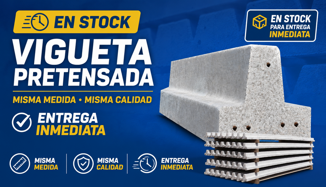 Vigueta en Stock